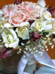 SHADES OF  CREAM AND PINKS BOUQUET  